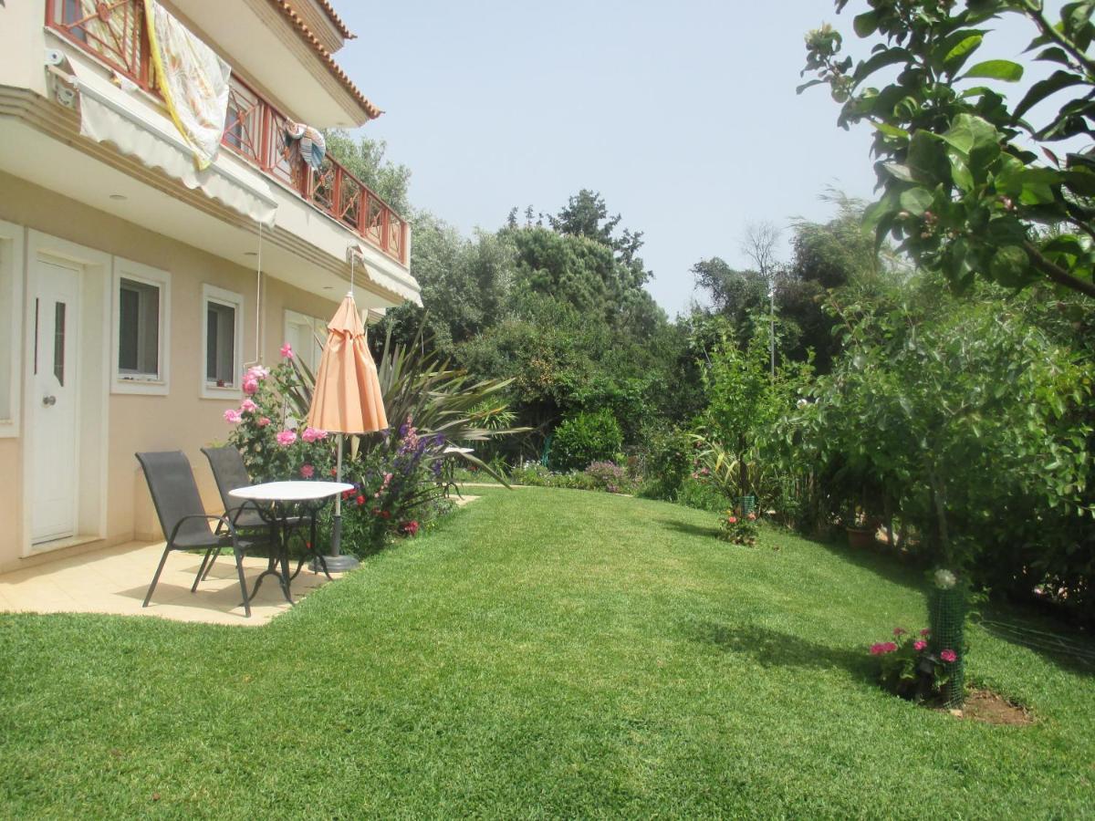 Villa Verde Apart-Hotel Néa Mákri Dış mekan fotoğraf